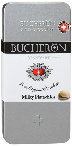 Шоколад Bucheron молочный с фисташками 100г