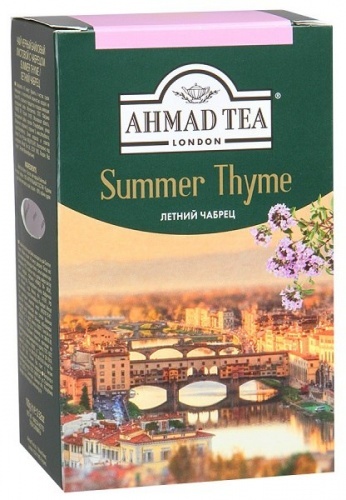 Чай Ahmad tea Summer Thyme с чабрецом черный 100г