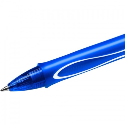 Ручка гелевая автоматическая Bic Gelocity Quick Dry синяя