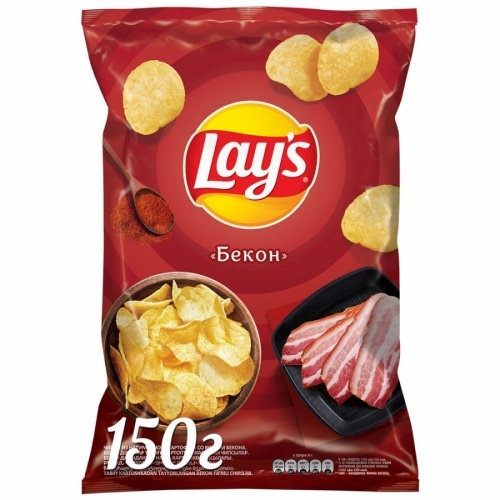 Чипсы Lay's картофельные бекон 150г
