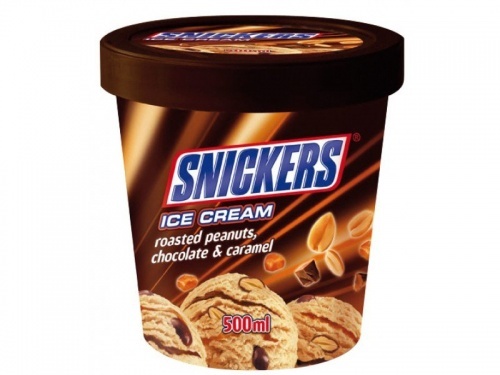Мороженое Snickers ведерко 375г