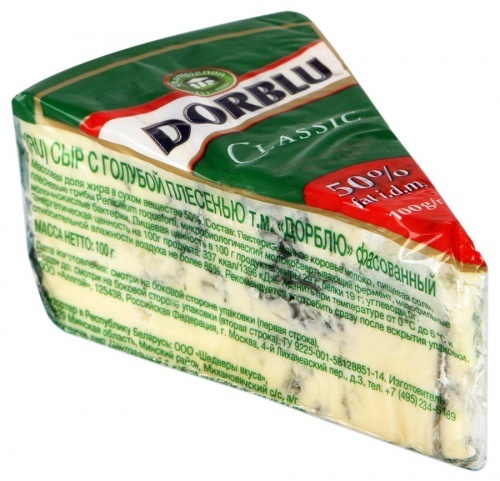Сыр DorBlu Classic с голубой плесенью 50% 100г