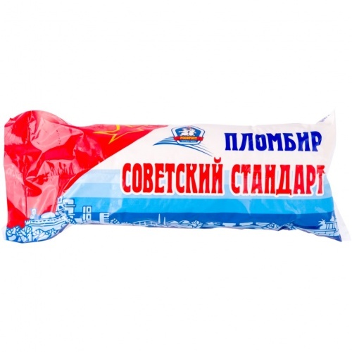Мороженое Росфрост Советский стандарт пломбир ванильный 900г