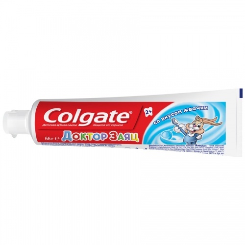Зубная паста Colgate доктор заяц со вкусом жвачки, 50 мл
