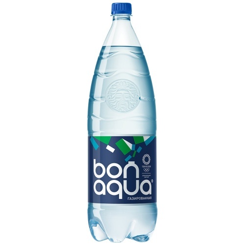 Вода BonAqua газированная 1,5л упаковка 9шт