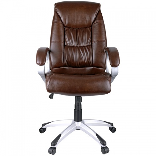 Кресло руководителя H9129L коричневое