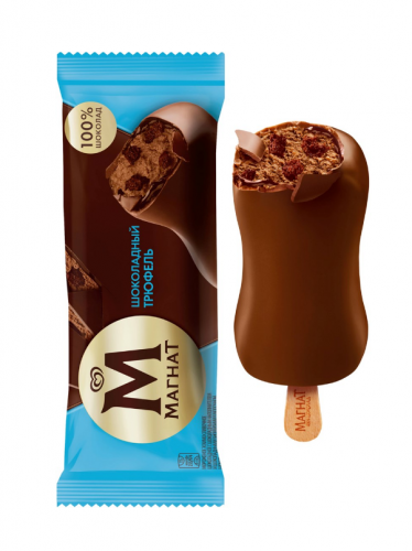 Мороженое Магнат Эскимо шоколадный трюфель, 72г, БЗМЖ