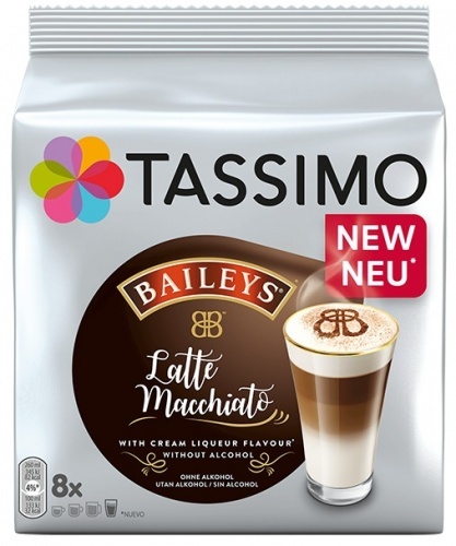 Кофе Tassimo Baileys Latte мacchiato в капсулах 8+8шт
