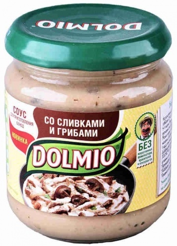 Соус Dolmio со сливками и грибами 200г