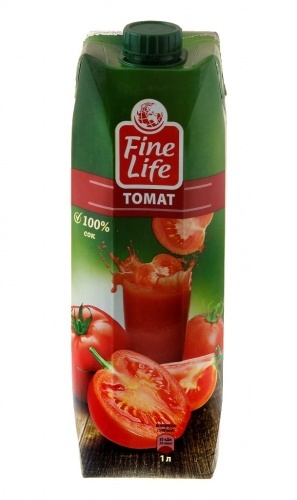 Сок Fine Life томат с мякотью 1л