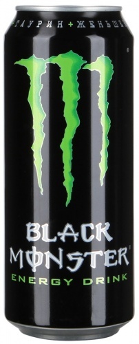 Напиток Black monster энергетический зеленый 500мл