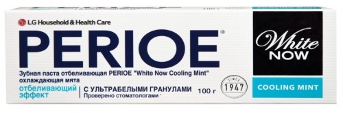 Зубная паста Perioe Отбеливающая White Now Cooling Mint охлаждающая мята, 100 гр