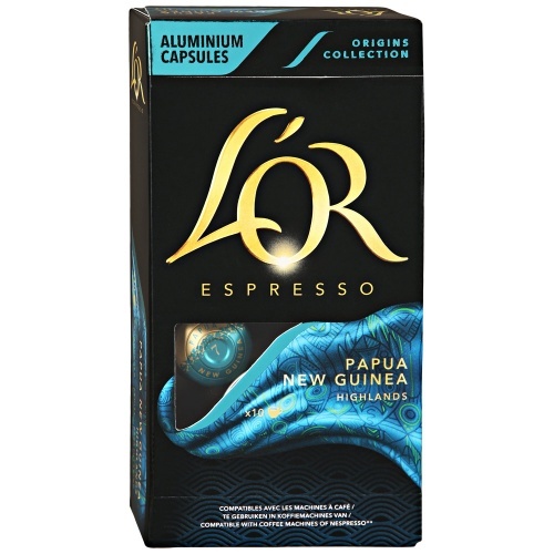 Капсулы L’or Espresso Papua New Guinea Highlands 10 штук по 5,2г