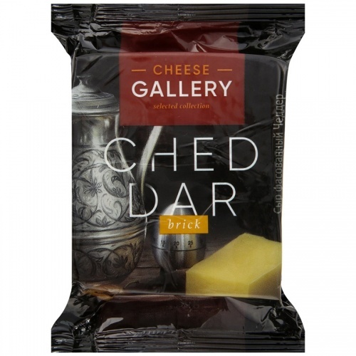 Сыр Cheese Gallery Cheddar 50%, 250г кусок