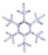 Светодиодная фигура Снежинка 360 Led 50см