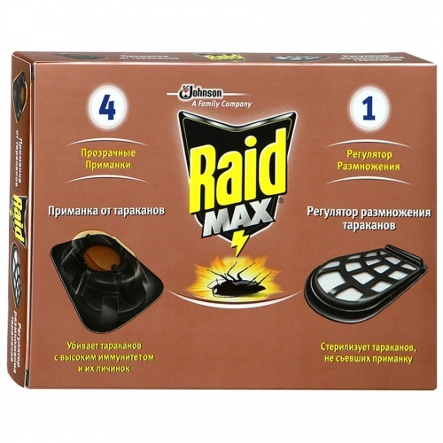 Приманка для тараканов RAID MAX