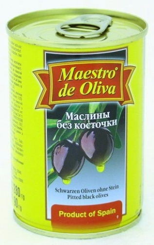 Маслины Maestro de Oliva отборные без косточек, 280г