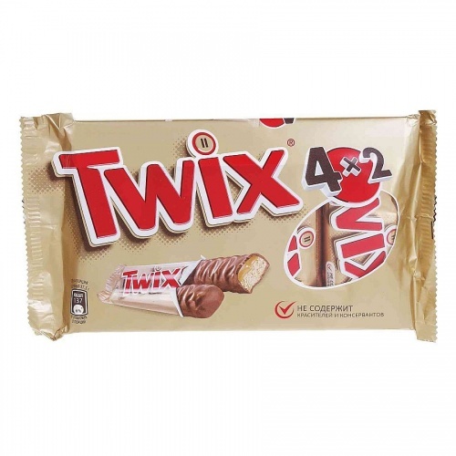 Шоколадный батончик Twix мультипак 4*55г