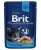 Влажный корм для котят Brit Premium Cat Pouches Chicken Chunks for Kitten с курицей 100г