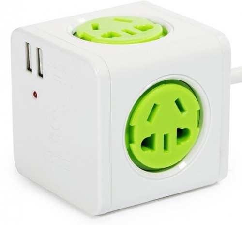 Удлинитель Socket Cube зеленый