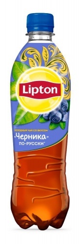 Холодный чай Lipton черника 0,5л упаковка 12шт
