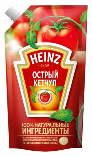Кетчуп Heinz острый, 350г