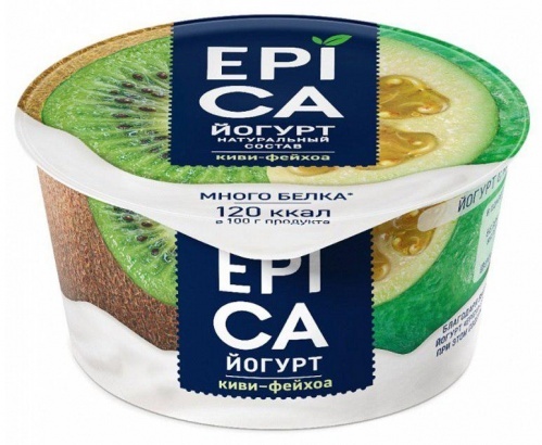 Йогурт Epica Киви фейхоа 4,8%, 130г