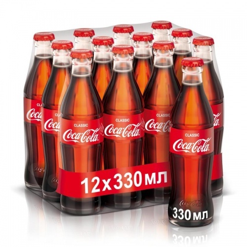 Напиток газированный Coca-Cola 330мл упакова 12шт
