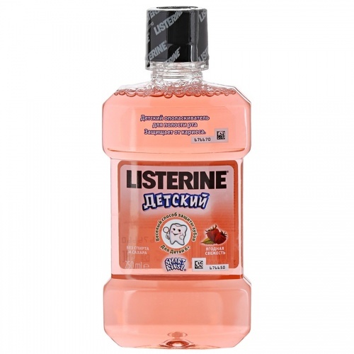 Ополаскиватель для полости рта Listerine Smart Rinse детский "Ягодная Свежесть", 250мл