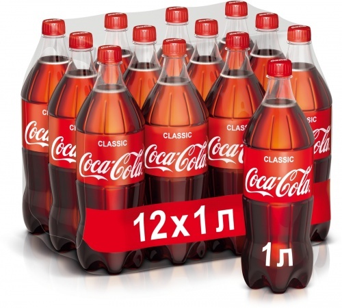 Напиток газированный Coca-Cola Wild Cherry 1л упаковка 12шт