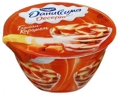 Продукт творожный Даниссимо десерт Банан-Карамель 5,8%, 140г