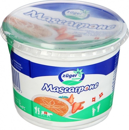 Сыр Zuger Mascarpone-Creme мягкий сливочный 80%, 500г