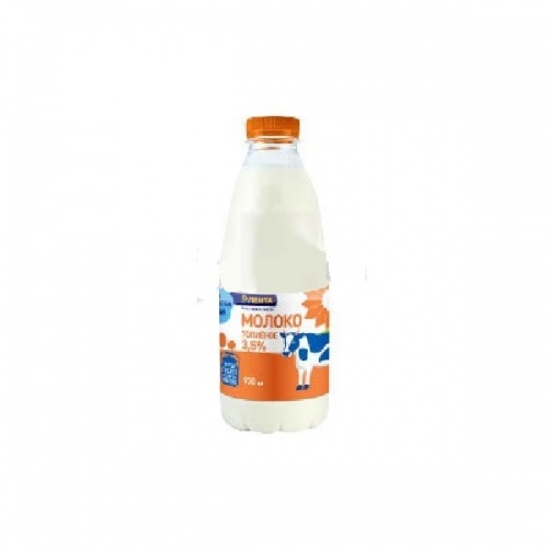 Молоко Лента пастеризованное топленое 3,5% 930мл