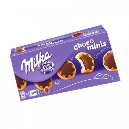 Печенье Milka Choco Minis 187г
