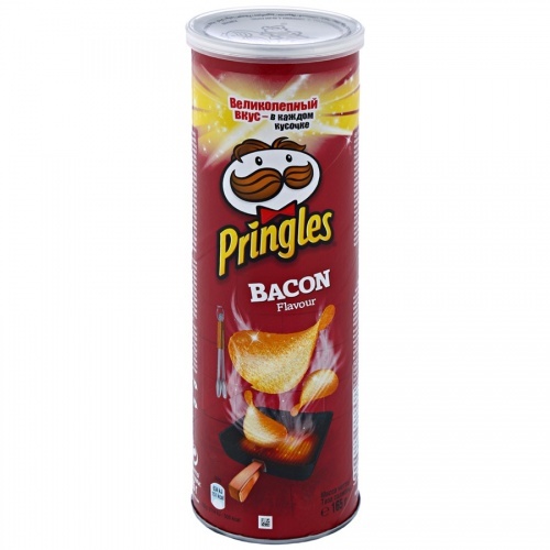 Чипсы Pringles бекон 165г