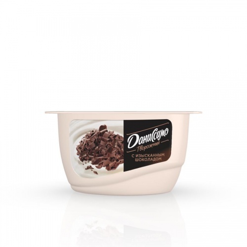 Продукт творожный Даниссимо с шоколадной крошкой 6,7%, 130 гр