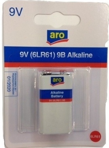 Батарейка Aro Alkaline 6LR61 9V щелочная