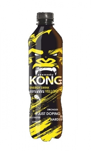 Напиток энергетический Monky Kong Yellow фруктовая фиерия 0,5л