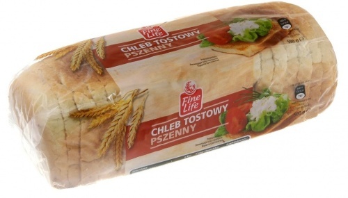 Хлеб Fine Life пшеничный тостовый 500г