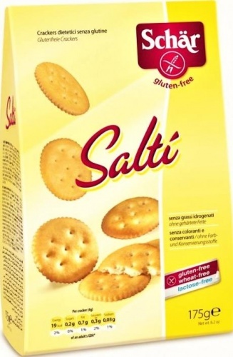 Крекеры Dr.Schar Salti соленые без глютена 175г