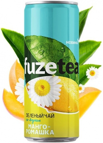 Чай холодный Fuze манго ромашка 0,33л упаковка 12шт