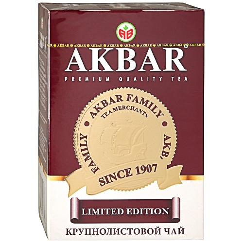 Чай Akbar Limited Edition черный крупнолистовой 200г