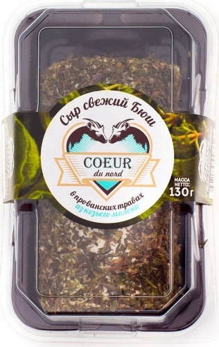 Сыр Coeur du nord Бюш в прованских травах 45% 130г