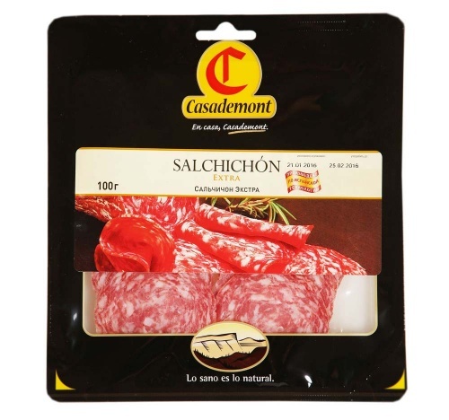 Колбаса Casademont Salchichon Montana Extra сыровяленая 100г