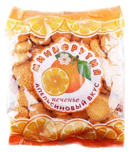Печенье Минифрутия со вкусом апельсина 300г