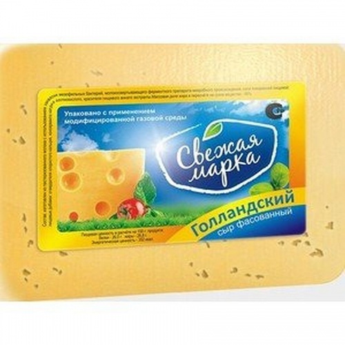 Сыр Свежая марка Голландский 45%, 4кг