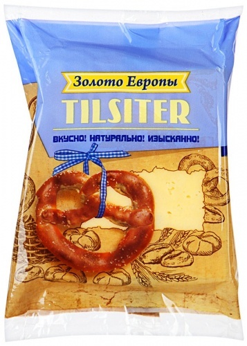 Сыр Золото Европы Тильзитэр 45%, 240г