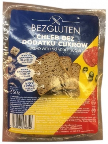 Хлеб Bezgluten без сахара без глютена 350г