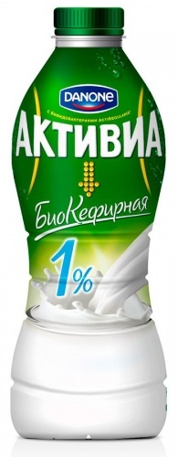 Биопродукт кефирный АКТИВИА 0%, 870 г