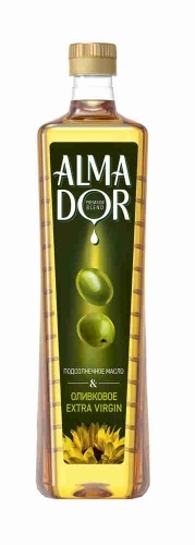 Масло растительное Almador смесь подс. и оливк. Extra Virgin н/раф. 0,79л